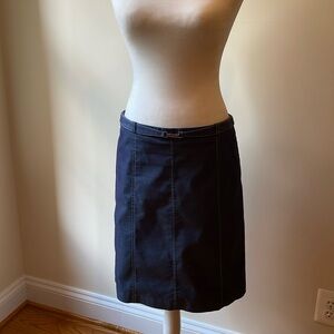 Denim look BCBG Max Azria pencil skirt. Lined. Size 8. EUC